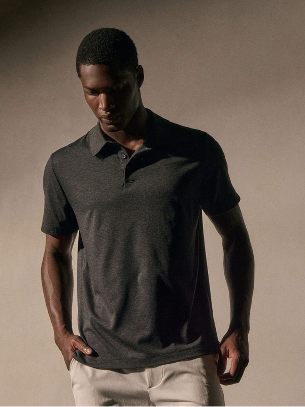 JAMES PERSE PERFORMANCE SUPIMA PIQUE SHORT SLEEVE POLO (M3)